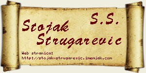 Stojak Strugarević vizit kartica